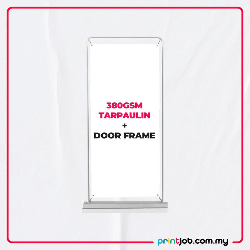 Tarpaulin 380gsm +  Door Stand